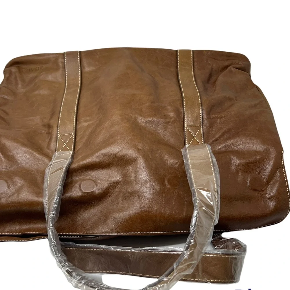 Gorgeous Travel Bag/ Gym Bag***Brown Leather**NWT $1695